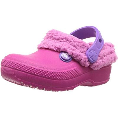 Crocs Unisex Kinder Classic Blitzen III Clog K Clog, Candy Pink/Party Pink, 22/23 EU Crocs Unisex Kinder Classic Blitzen III Clog K Clog, Candy Pink/Party Pink, 22/23 EU
