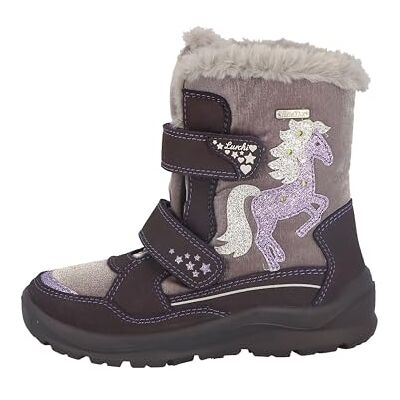 Lurchi Mädchen 63l1073004 Schneestiefel, Aubergine, 28 EU Weit Lurchi Mädchen 63l1073004 Schneestiefel, Aubergine, 28 EU Weit