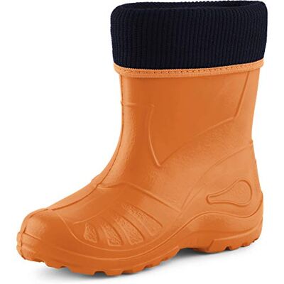 Ladeheid Kinder Mädchen Jungen Federleichte Eva Thermo Gummistiefel Gefüttert KL058 (Orange, 22 EU) Ladeheid Kinder Mädchen Jungen Federleichte Eva Thermo Gummistiefel Gefüttert KL058 (Orange, 22 EU)