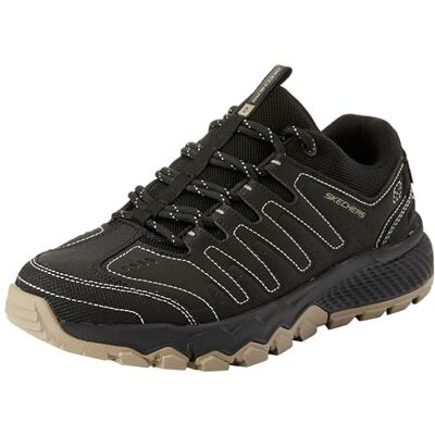 Skechers Herren Dynamite atTrekking Low Cut, Schwarzer Synthetik-Mesh-Besatz, 41 EU Skechers Herren Dynamite atTrekking Low Cut, Schwarzer Synthetik-Mesh-Besatz, 41 EU
