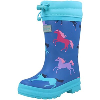 Hatley Jungen Mädchen Sherpa Lined Printed Wellington Gummistiefel Rain Boot, Prancing Horses, 21 EU Hatley Jungen Mädchen Sherpa Lined Printed Wellington Gummistiefel Rain Boot, Prancing Horses, 21 EU