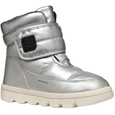 Geox JUNIOR J WILLABOOM GIRL B A SNOWBOOTS SILVER 37_EU Geox JUNIOR J WILLABOOM GIRL B A SNOWBOOTS SILVER 37_EU