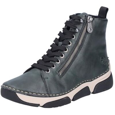 Rieker Damen Schnürstiefel 45920-54 grün Gr. 40 Rieker Damen Schnürstiefel 45920-54 grün Gr. 40