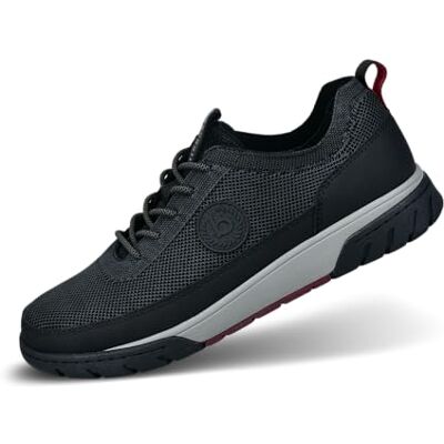 Bugatti Herren-Sneaker in Schwarz mit atmungsaktiven Flynet-Einsätzen, Memory-Foam-Einlegesohlen, Eva-Sohlen für Dämpfung, leichte und Flexible Schuhe mit Logo schwarz 40 EU Bugatti Herren-Sneaker in Schwarz mit atmungsaktiven Flynet-Einsätzen, Memory-Foam-Einlegesohlen, Eva-Sohlen für Dämpfung, leichte und Flexible Schuhe mit Logo schwarz 40 EU