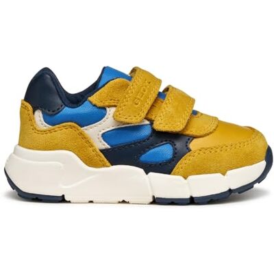 Geox Baby B FLEXYPER MINI Boy Sneakers Ochre/Bluette 20_EU Geox Baby B FLEXYPER MINI Boy Sneakers Ochre/Bluette 20_EU