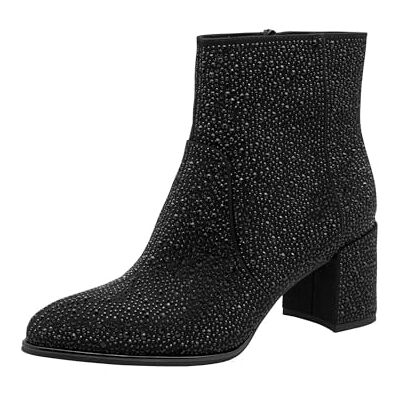 MARCO TOZZI Damen 2-25398-45 Stiefelette, Black, 38 EU MARCO TOZZI Damen 2-25398-45 Stiefelette, Black, 38 EU
