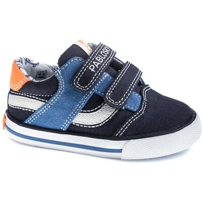 Pablosky Gummi 984620, Baby-Sneaker, Marineblau, Größe 24 Pablosky Gummi 984620, Baby-Sneaker, Marineblau, Größe 24