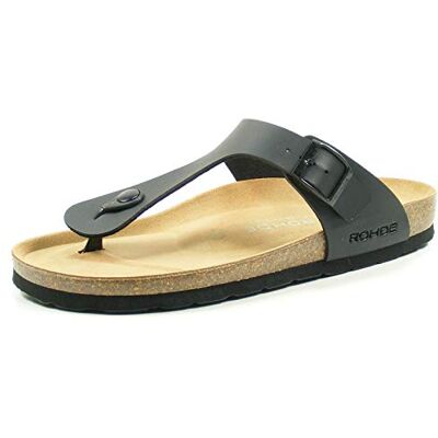 Rohde Herren Pantoletten GRADO Hausschuhe Clogs 5925 Schwarz, Schuhgröße:45 EU Rohde Herren Pantoletten GRADO Hausschuhe Clogs 5925 Schwarz, Schuhgröße:45 EU