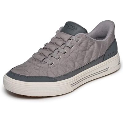 Skechers Herren Arch Fit Arcade Charming Daze Slip-InTurnschuhe, Gray Nylon Duraleather, 42 EU Skechers Herren Arch Fit Arcade Charming Daze Slip-InTurnschuhe, Gray Nylon Duraleather, 42 EU