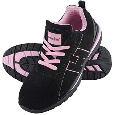 REIS Damen Brargentina37 Industrial Shoe, Schwarz Rosa, 37 EU EU REIS Damen Brargentina37 Industrial Shoe, Schwarz Rosa, 37 EU EU