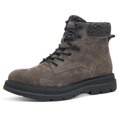 S. Oliver Herren Stiefel zum Schnüren mit Reißverschluss Gefüttert, Braun (Taupe), 45 EU S. Oliver Herren Stiefel zum Schnüren mit Reißverschluss Gefüttert, Braun (Taupe), 45 EU
