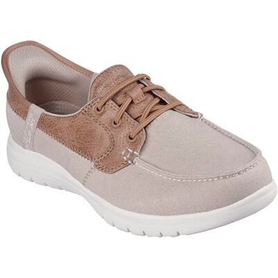 Skechers On-The-Go Flex – Top Notch Slip-In Sneaker für Damen, Taupe, 41 EU Skechers On-The-Go Flex – Top Notch Slip-In Sneaker für Damen, Taupe, 41 EU