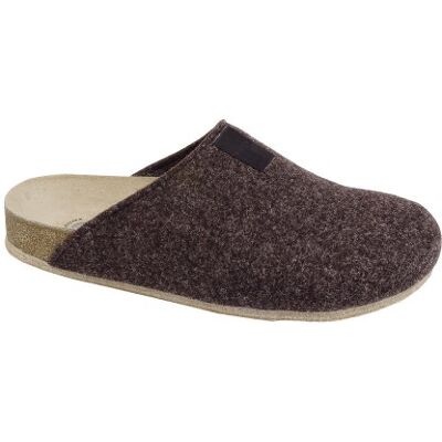 Weeger Bio-Hausschuh-Pantoffel Tweed braun Gr. 35 Weeger Bio-Hausschuh-Pantoffel Tweed braun Gr. 35