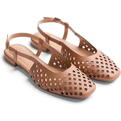 GIOSEPPO Kyaka Mary Jane Flat für Damen, Camel, 40.5 EU GIOSEPPO Kyaka Mary Jane Flat für Damen, Camel, 40.5 EU