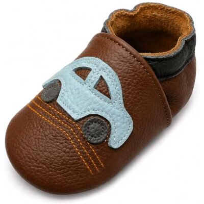 YALION Krabbelschuhe Baby Weiche Leder Lauflernschuhe Junge Mädchen Baby Leder Krabbelschuhe Wildledersohle Leicht Rutschfest, Elastische Knöchel, Komfort Lederpuschen Baby für 0-3 Jahre YALION Krabbelschuhe Baby Weiche Leder Lauflernschuhe Junge Mädchen Baby Leder Krabbelschuhe Wildledersohle Leicht Rutschfest, Elastische Knöchel, Komfort Lederpuschen Baby für 0-3 Jahre