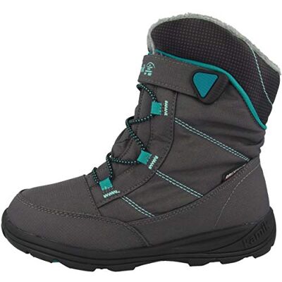 Kamik Unisex-Kinder Stance Winterstiefel, Charbon Bleu, 22 EU Kamik Unisex-Kinder Stance Winterstiefel, Charbon Bleu, 22 EU