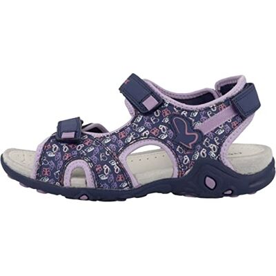 Geox Junior Girl J SANDAL WHINBERRY G SANDALS NAVY/DK LILAC 24_EU Geox Junior Girl J SANDAL WHINBERRY G SANDALS NAVY/DK LILAC 24_EU