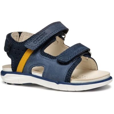 Geox Baby-Jungen B Delhi Boy A Sandal, Dk Navy/Dk Yellow, 21 EU Geox Baby-Jungen B Delhi Boy A Sandal, Dk Navy/Dk Yellow, 21 EU