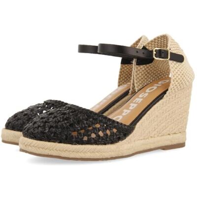 GIOSEPPO SERIGNAN Damen Sandalen mit Keilabsatz, Schwarz, 37 EU, Schwarz, 37 EU GIOSEPPO SERIGNAN Damen Sandalen mit Keilabsatz, Schwarz, 37 EU, Schwarz, 37 EU