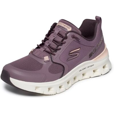 Skechers Damen Glide-Step Pro Turnschuhe, Plum Mesh Synthetic Peach Trim, 37 EU Skechers Damen Glide-Step Pro Turnschuhe, Plum Mesh Synthetic Peach Trim, 37 EU