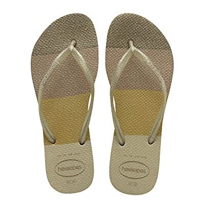 Havaianas Mädchen Slim Palette Glow Flip flops, Sandgrau 23/24 EU Havaianas Mädchen Slim Palette Glow Flip flops, Sandgrau 23/24 EU