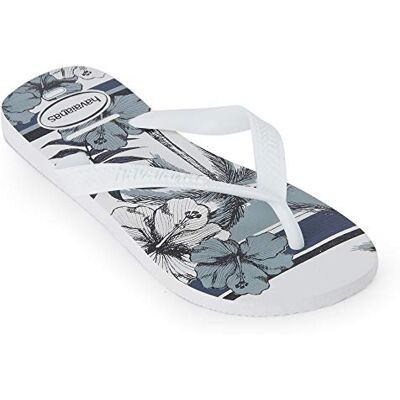 Havaianas Aloha Herren FlipFlop White/White/Green 35 EU Havaianas Aloha Herren FlipFlop White/White/Green 35 EU