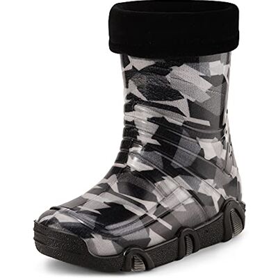 Ladeheid Kinder Mädchen Jungen Gummistiefel Gefüttert Swk2021 (Muster-45, 21/22 EU) Ladeheid Kinder Mädchen Jungen Gummistiefel Gefüttert Swk2021 (Muster-45, 21/22 EU)