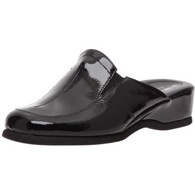 Rohde 6142, Damen Hausschuhe, Schwarz Lack, 7 UK(40.5 EU) Rohde 6142, Damen Hausschuhe, Schwarz Lack, 7 UK(40.5 EU)
