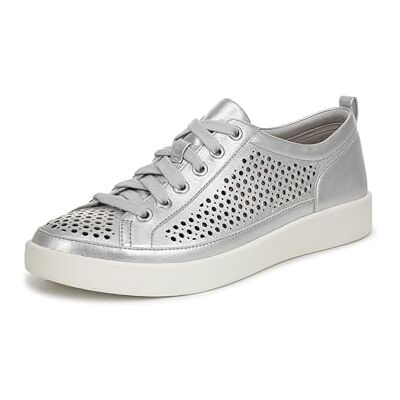 Vionic Damen Winny Perf Schnürschuhe, Silberleder, Mittel, EU 35 Vionic Damen Winny Perf Schnürschuhe, Silberleder, Mittel, EU 35