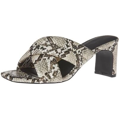 Amazon Damen Crossover-Sandale mit Absatz, gepolsterten Riemen und Innensohle aus Memory-Schaum, Multi Schlangenhautoptik, 36 EU Amazon Damen Crossover-Sandale mit Absatz, gepolsterten Riemen und Innensohle aus Memory-Schaum, Multi Schlangenhautoptik, 36 EU