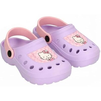 CERDÁ LIFE'S LITTLE MOMENTS Eva Hello Kitty Clogs für Mädchen, leicht und bequem, mit Rückengurt, rosa und lila Design mit Perforationen, Sommerschuhe für Strand und Pool, dunkelviolett, 28/29 EU CERDÁ LIFE'S LITTLE MOMENTS Eva Hello Kitty Clogs für Mädchen, leicht und bequem, mit Rückengurt, rosa und lila Design mit Perforationen, Sommerschuhe für Strand und Pool, dunkelviolett, 28/29 EU