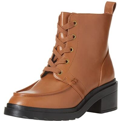 Amazon Damen Moc-Toe-Stiefel, Schwarz Bräunen, 40 EU Amazon Damen Moc-Toe-Stiefel, Schwarz Bräunen, 40 EU