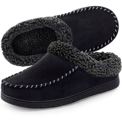 ULTRAIDEAS Herren Nealon Mokassin Clog Slipper Slipper Indoor/Outdoor Haus Schuhe, Schwarz ULTRAIDEAS Herren Nealon Mokassin Clog Slipper Slipper Indoor/Outdoor Haus Schuhe, Schwarz