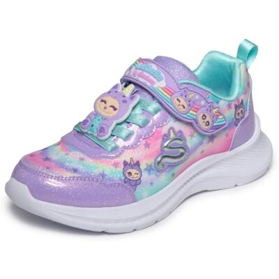 Skechers Mädchen Jumpsters Cutie Critters Turnschuhe, Lavender TextileMulti Synthetic, 33.5 EU Skechers Mädchen Jumpsters Cutie Critters Turnschuhe, Lavender TextileMulti Synthetic, 33.5 EU