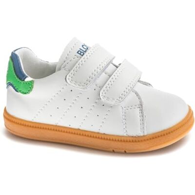 Pablosky Unisex Baby Sax 070300 Sneaker, weiß, 21 EU Weit Pablosky Unisex Baby Sax 070300 Sneaker, weiß, 21 EU Weit