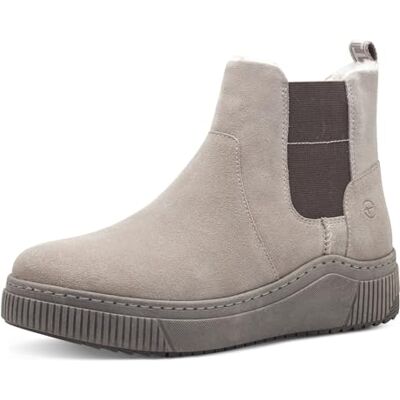 Tamaris COMFORT Damen Winterstiefel ohne Absatz aus Leder Wasserabweisend Tamaris COMFORT Damen Winterstiefel ohne Absatz aus Leder Wasserabweisend