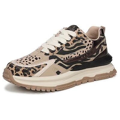 Blowfish Leo Schnürschuhe für Damen, Leopardenmuster, Mittel, EU 36 Blowfish Leo Schnürschuhe für Damen, Leopardenmuster, Mittel, EU 36