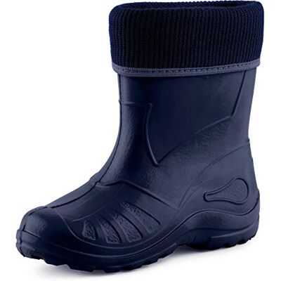 Ladeheid Kinder Mädchen Jungen Federleichte Eva Thermo Gummistiefel Gefüttert KL058 (Dunkelblau, 24 EU) Ladeheid Kinder Mädchen Jungen Federleichte Eva Thermo Gummistiefel Gefüttert KL058 (Dunkelblau, 24 EU)