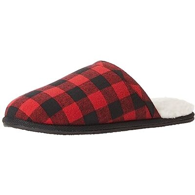Amazon Herren Kuschelige Pantoffeln, Schwarz Rot Buffalo Karos, 39.5 EU Amazon Herren Kuschelige Pantoffeln, Schwarz Rot Buffalo Karos, 39.5 EU