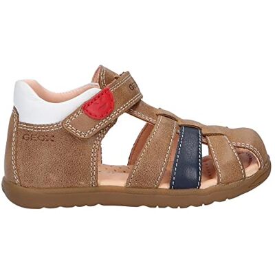 Geox Baby Jungen B Sandal Macchia Boy Erste Schritte, Caramel, 18 EU Geox Baby Jungen B Sandal Macchia Boy Erste Schritte, Caramel, 18 EU
