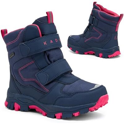 KADVA Winterstiefel Kinder SNOWEY Größe 37 Farbe Navy-Fuchsie Wasserdichte und atmungsaktive Winterstiefel für Kinder Rutschfeste Sohle und verstärkter Zehenschutz Schnee- und Frostisolierung KADVA Winterstiefel Kinder SNOWEY Größe 37 Farbe Navy-Fuchsie Wasserdichte und atmungsaktive Winterstiefel für Kinder Rutschfeste Sohle und verstärkter Zehenschutz Schnee- und Frostisolierung