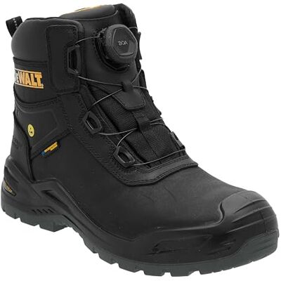 DeWalt Lander Herren Wasserdicht Nubukleder Weite Passform BOA Verschluss Nicht Metallisch Sicherheitsschuh Arbeitsstiefel, Schwarz, 44 EU DeWalt Lander Herren Wasserdicht Nubukleder Weite Passform BOA Verschluss Nicht Metallisch Sicherheitsschuh Arbeitsstiefel, Schwarz, 44 EU
