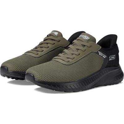 Skechers Herren Hands Free Slip-ins Squad Chaos-Balanced Edge Sneaker, Oliv/Blatt für Mich (Leaf It to Me), 42.5 EU Skechers Herren Hands Free Slip-ins Squad Chaos-Balanced Edge Sneaker, Oliv/Blatt für Mich (Leaf It to Me), 42.5 EU