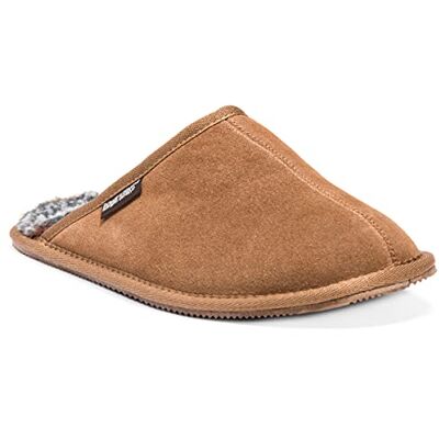 MUK LUKS Herren Dave Slipper Hausschuh, hautfarben, 47 EU MUK LUKS Herren Dave Slipper Hausschuh, hautfarben, 47 EU