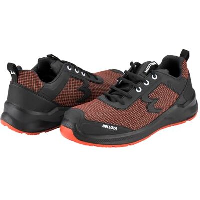 Bellota Lauf-Sicherheitsschuhe, Unisex, für Erwachsene, Black ORANGE, 41 EU Bellota Lauf-Sicherheitsschuhe, Unisex, für Erwachsene, Black ORANGE, 41 EU