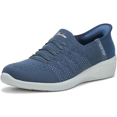 Skechers Damen Arya-Swiftly Hands Free Slip-ins Sneaker, Marineblau, 35.5 EU Skechers Damen Arya-Swiftly Hands Free Slip-ins Sneaker, Marineblau, 35.5 EU