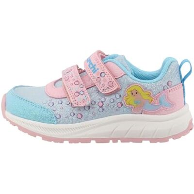 Lurchi Anna Sneaker, Blue-Rose Glitter, 35 EU Weit Lurchi Anna Sneaker, Blue-Rose Glitter, 35 EU Weit