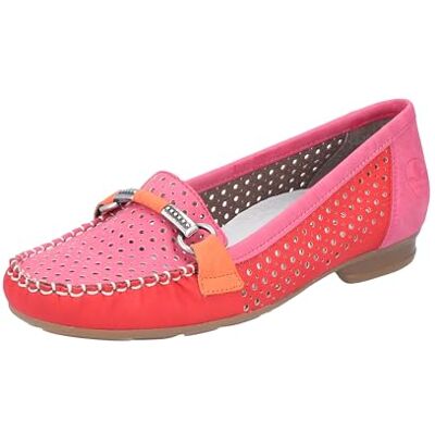 Rieker Damen Slipper 40065-33 rot Gr. 36 Rieker Damen Slipper 40065-33 rot Gr. 36