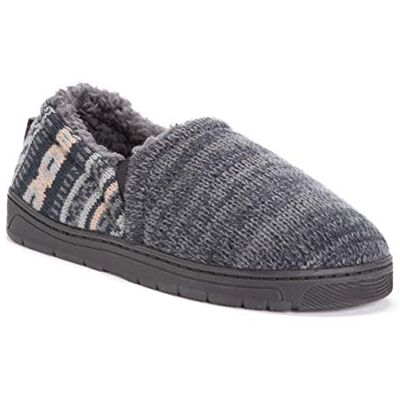 MUK LUKS Herren Men's Christopher Slippers Slipper, Dunkler Saphir/Zinn, Medium MUK LUKS Herren Men's Christopher Slippers Slipper, Dunkler Saphir/Zinn, Medium