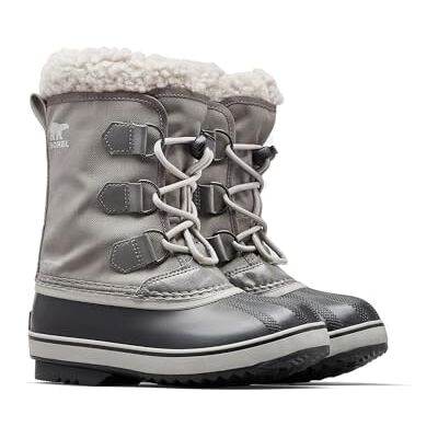 Sorel KIDS YOOT PAC NYLON WATERPROOF Schneestiefel für Unisex Kinder, Grau (Quarry x Dove) Youth, 35 EU Sorel KIDS YOOT PAC NYLON WATERPROOF Schneestiefel für Unisex Kinder, Grau (Quarry x Dove) Youth, 35 EU